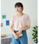 【ひんやりニット】コンパクトドライタッチクルーニット