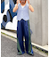 etsintaレースアップバルーンパンツ