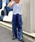 etsintaレースアップバルーンパンツ