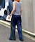 etsintaレースアップバルーンパンツ