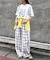 【UNISEX】オンブレチェックイージーパンツ