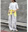 【UNISEX】オンブレチェックイージーパンツ