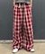 【UNISEX】オンブレチェックイージーパンツ