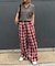 【UNISEX】オンブレチェックイージーパンツ