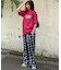 【UNISEX】オンブレチェックイージーパンツ