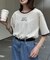 シアースラブロゴ刺繍リンガーTee