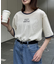 シアースラブロゴ刺繍リンガーTee