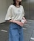 シアースラブロゴ刺繍リンガーTee