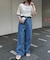 シアースラブロゴ刺繍リンガーTee