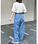 シアースラブロゴ刺繍リンガーTee