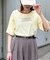 シアースラブロゴ刺繍リンガーTee
