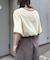 シアースラブロゴ刺繍リンガーTee