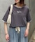 シアースラブロゴ刺繍リンガーTee