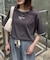 シアースラブロゴ刺繍リンガーTee