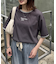 シアースラブロゴ刺繍リンガーTee