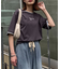 シアースラブロゴ刺繍リンガーTee