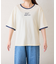 シアースラブロゴ刺繍リンガーTee