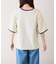 シアースラブロゴ刺繍リンガーTee