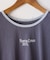 シアースラブロゴ刺繍リンガーTee