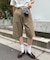 【UNISEX】ハーフスタッズカーゴパンツ
