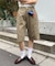 【UNISEX】ハーフスタッズカーゴパンツ