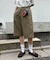 【UNISEX】ハーフスタッズカーゴパンツ