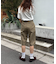 【UNISEX】ハーフスタッズカーゴパンツ