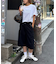 【UNISEX】ハーフスタッズカーゴパンツ