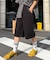 【UNISEX】ハーフスタッズカーゴパンツ