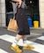 【UNISEX】ハーフスタッズカーゴパンツ