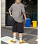 【UNISEX】ハーフスタッズカーゴパンツ