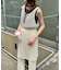 レース編みニットチュニック