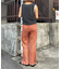 レース編みニットフレアパンツ