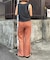 レース編みニットフレアパンツ