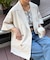 【さらっとした着心地】リネン混ゆったり半袖シャツジャケット