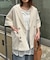 【さらっとした着心地】リネン混ゆったり半袖シャツジャケット