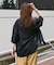 【ユニセックスで着れる】リネンレーヨンオープンカラー半袖シャツ