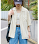 【ユニセックスで着れる】リネンレーヨンオープンカラー半袖シャツ
