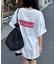 【Franklin Climbing】ユニセックスレッドロゴプリントTEE