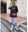 【Franklin Climbing】ユニセックスレッドロゴプリントTEE