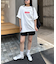 【Franklin Climbing】ユニセックスレッドロゴプリントTEE