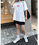 【Franklin Climbing】ユニセックスレッドロゴプリントTEE