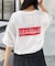 【Franklin Climbing】ユニセックスレッドロゴプリントTEE