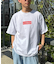 【Franklin Climbing】ユニセックスレッドロゴプリントTEE