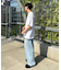 【Franklin Climbing】ユニセックスレッドロゴプリントTEE