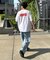 【Franklin Climbing】ユニセックスレッドロゴプリントTEE