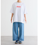 【Franklin Climbing】ユニセックスレッドロゴプリントTEE
