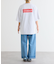 【Franklin Climbing】ユニセックスレッドロゴプリントTEE