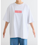 【Franklin Climbing】ユニセックスレッドロゴプリントTEE
