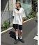 【Franklin Climbing】ユニセックスイエローロゴプリントTEE